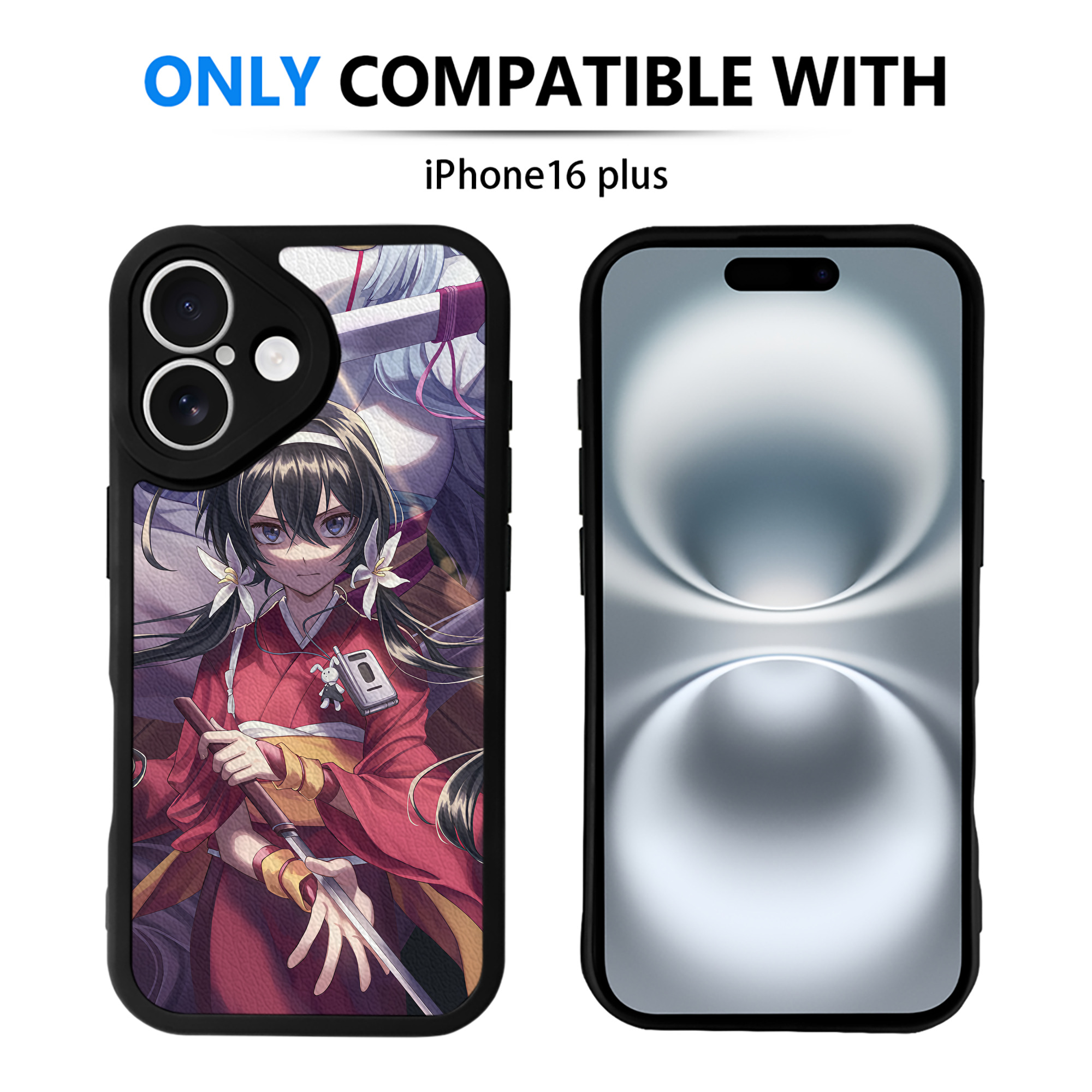 （画像用） 文豪ストレイドッグス Bungo Stray Dogs 【iPhone 16シリーズ対応】シリコンスマホケース（レザー調） 材質：シリコン